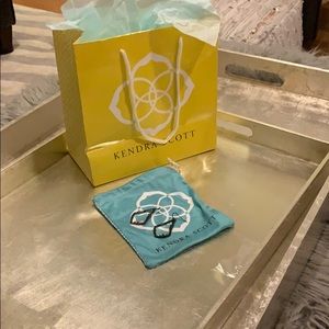 Kendra Scott color bar clear earrings